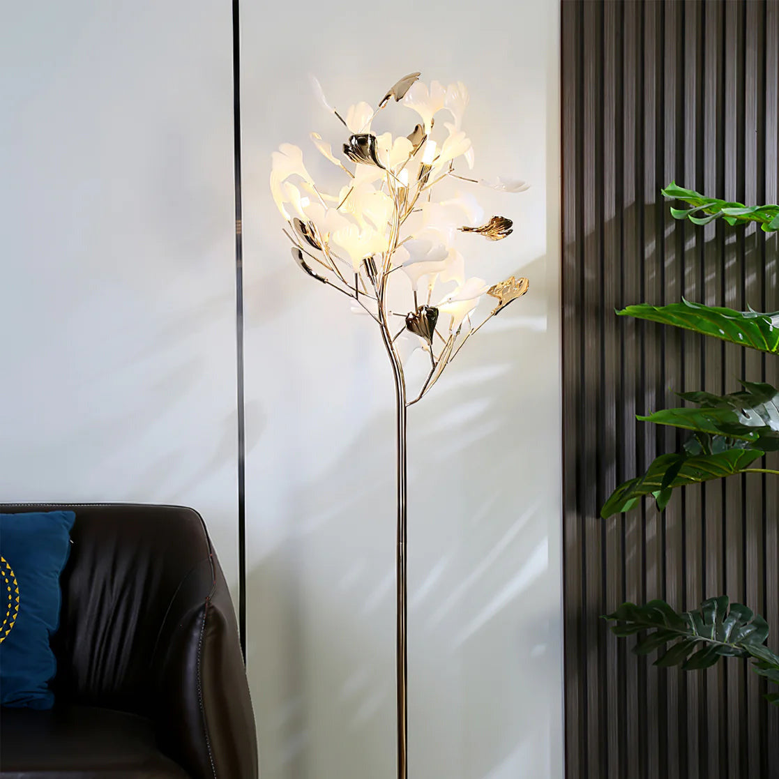 Mevisen Floor Lamp Gingko Ceramics