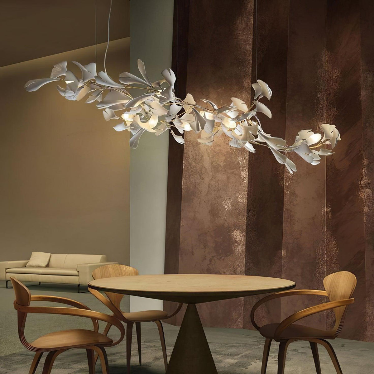 Thalorienne Gingko Chandelier