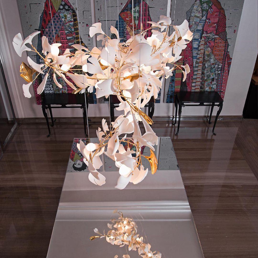 Thalorienne Gingko Chandelier