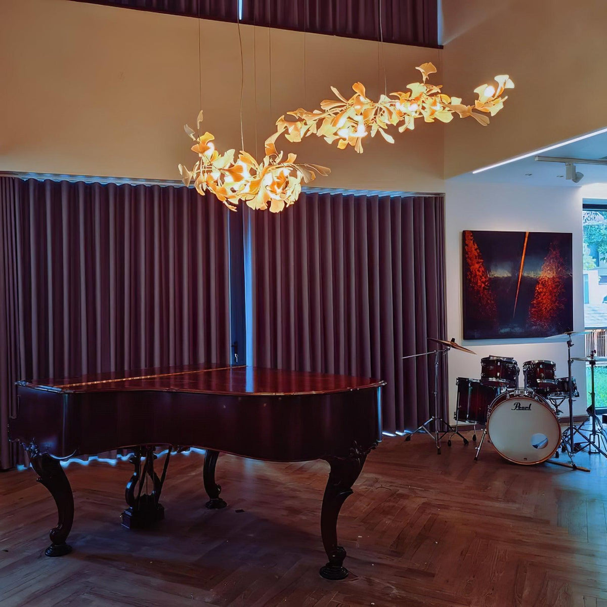 Thalorienne Gingko Chandelier