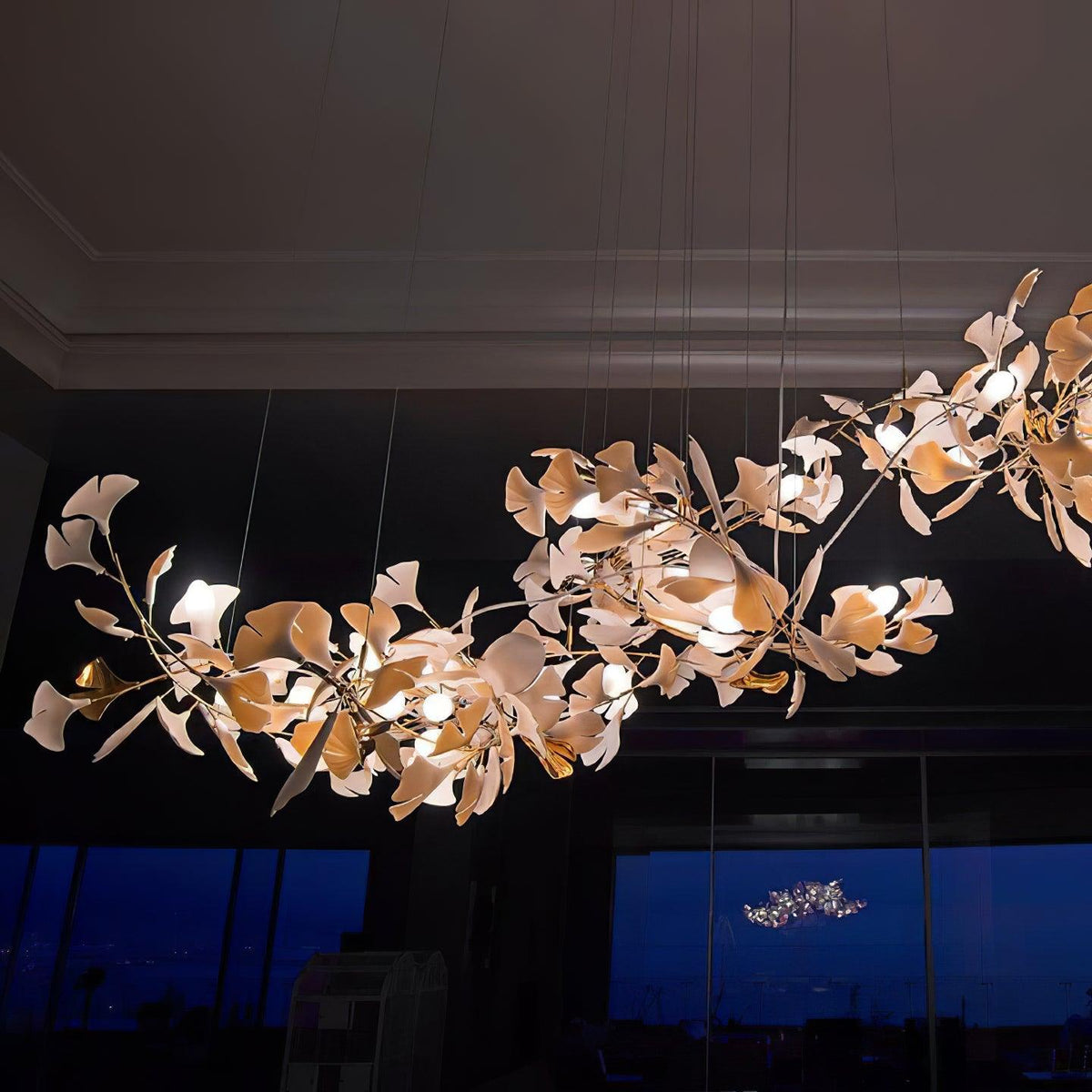 Thalorienne Gingko Chandelier