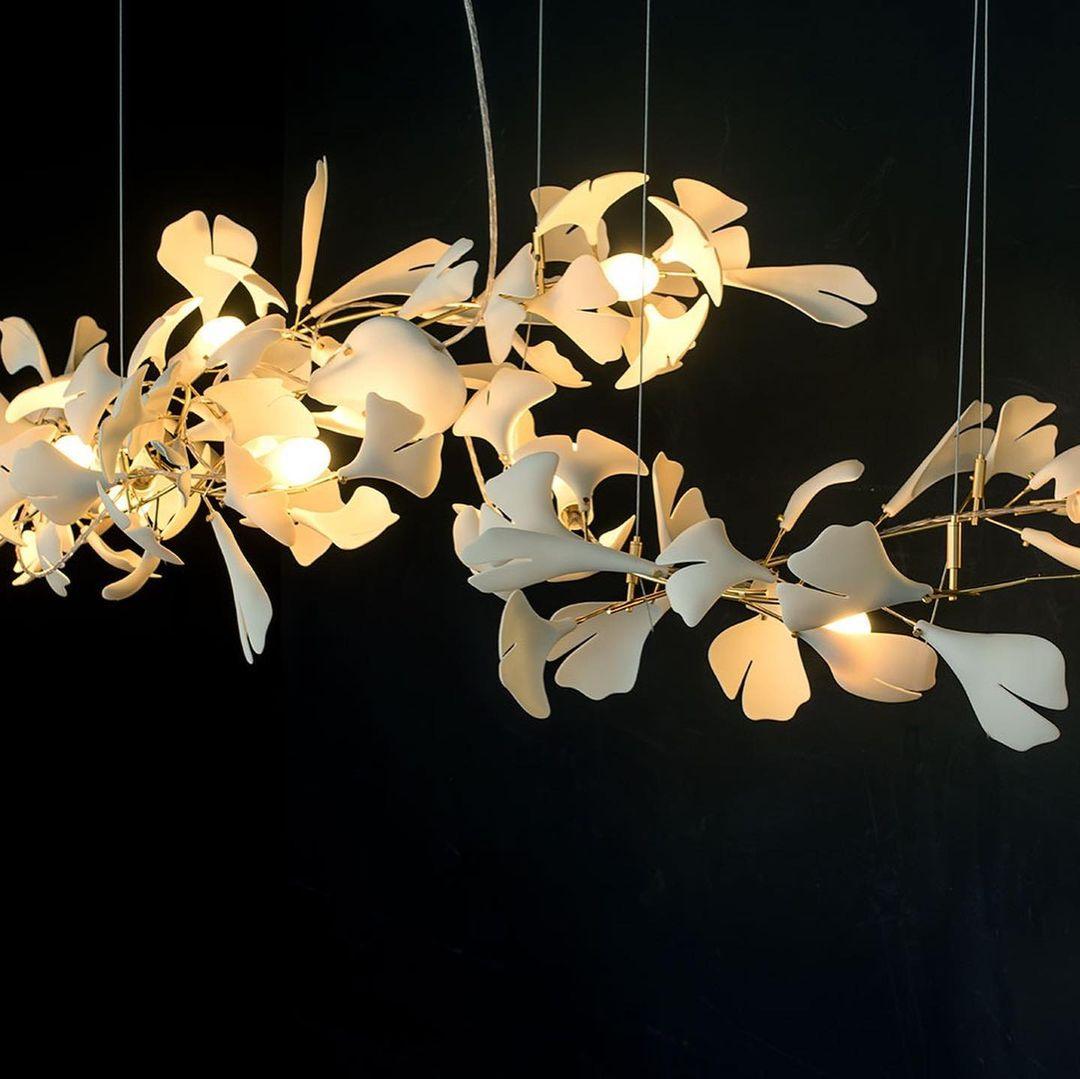 Thalorienne Gingko Chandelier