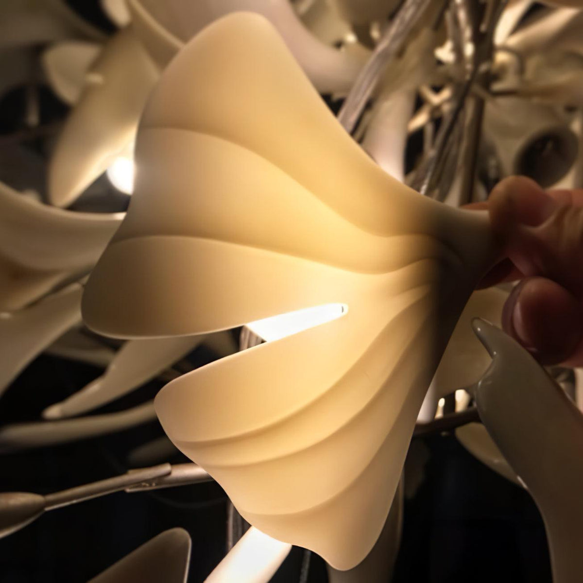 Thalorienne Gingko Chandelier