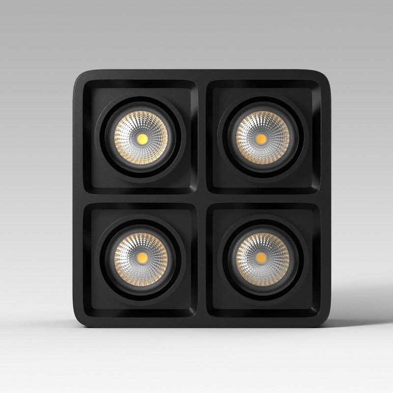 Devely Spotlight Surface Mount Twin LED Angular Minimalist