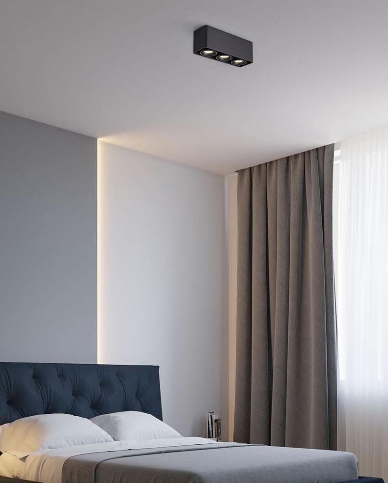Devely Spotlight Surface Mount Twin LED Angular Minimalist