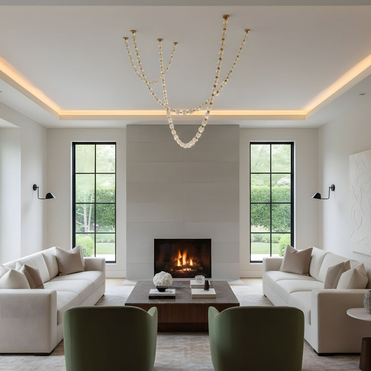 Rivière Crystal Garland Chandelier