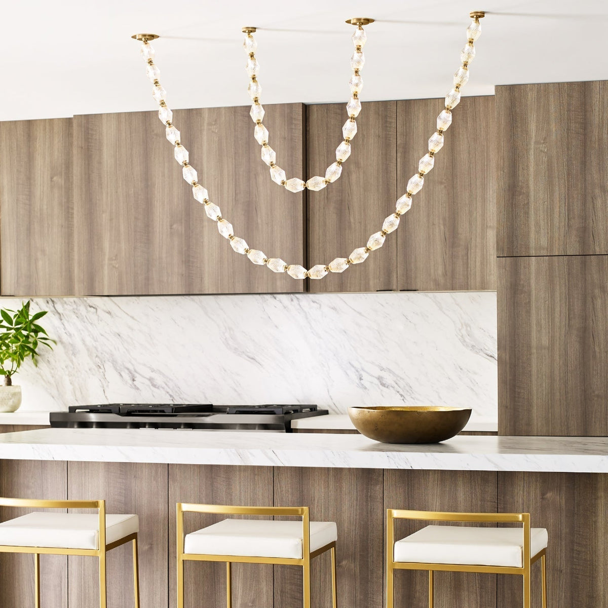 Rivière Crystal Garland Chandelier