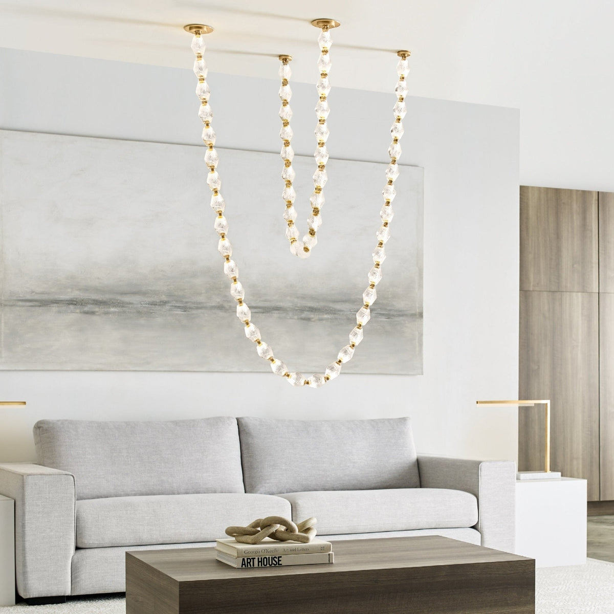 Rivière Crystal Garland Chandelier