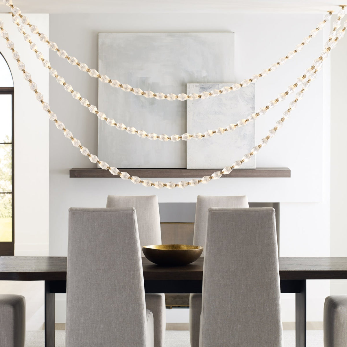 Rivière Crystal Garland Chandelier