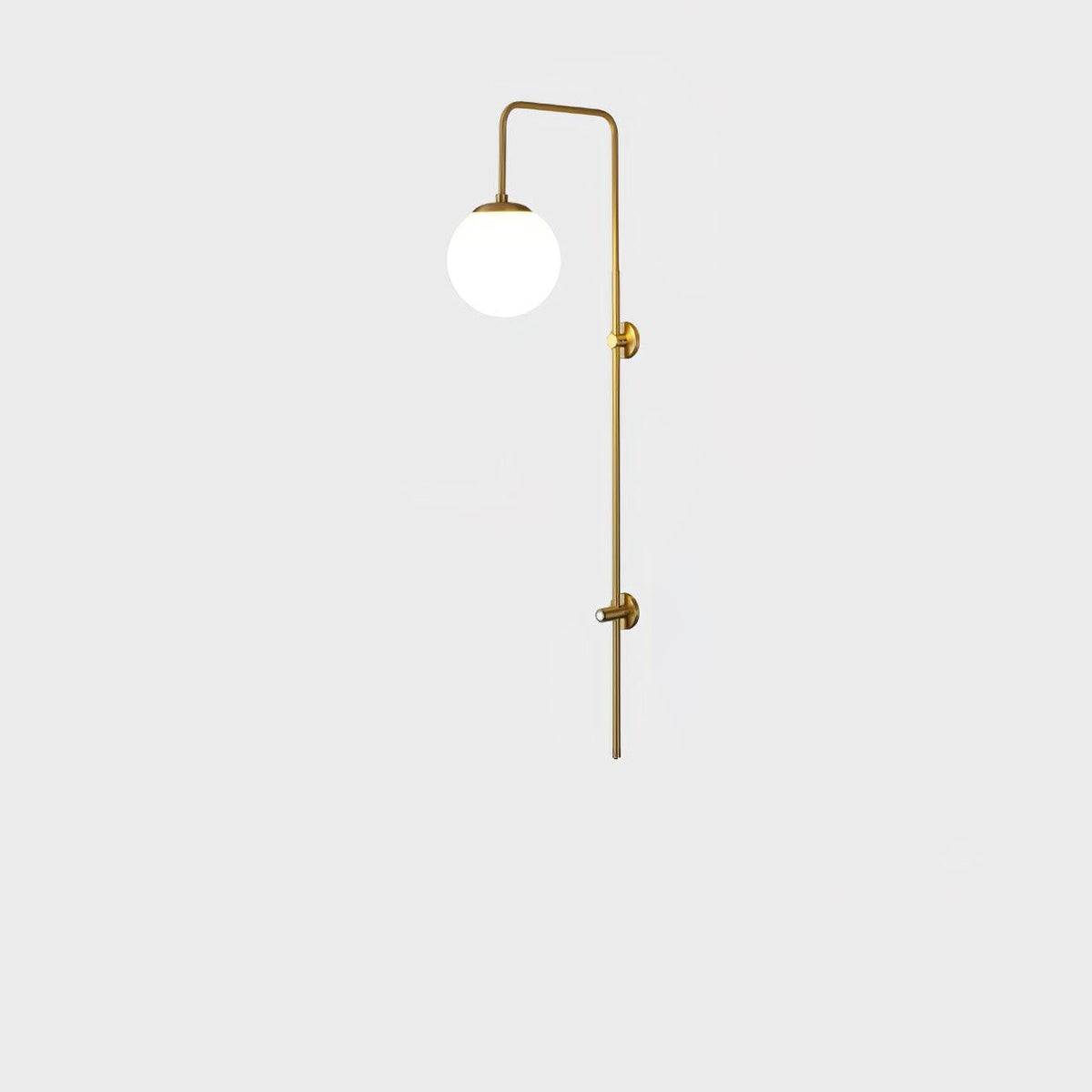 Casaaine Globe Brass Wall Sconce