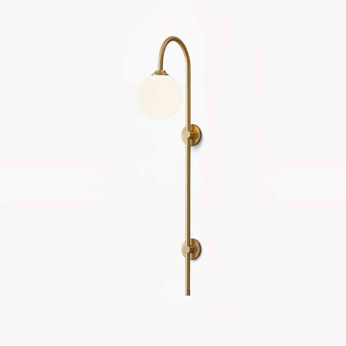 Casaaine Globe Brass Wall Sconce