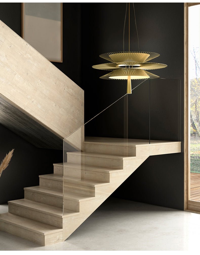 Noriselle Golden Radiance Chandelier