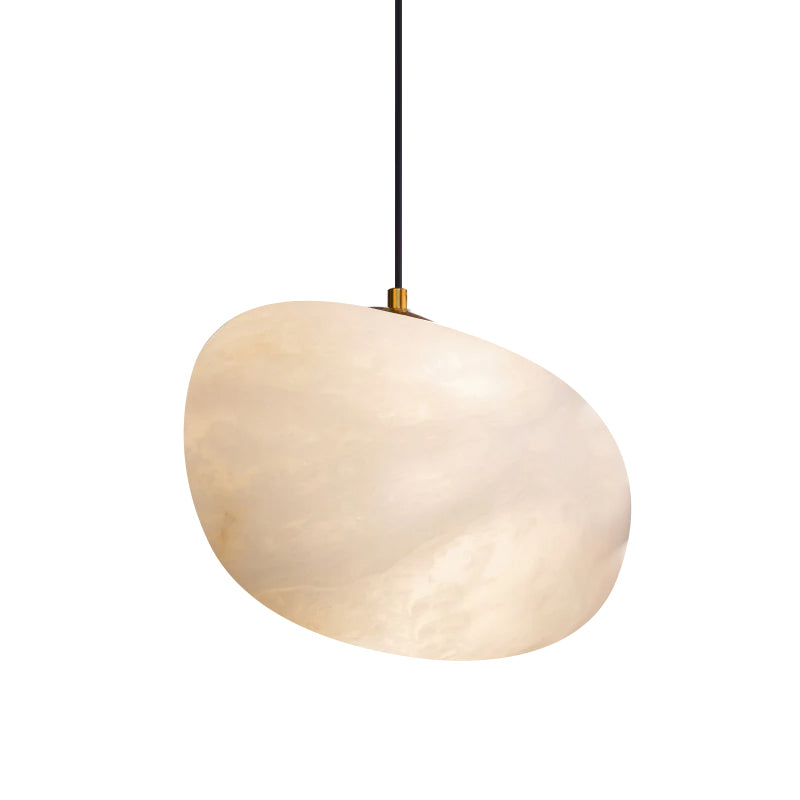 Ralen Pendant Lamp Alabaster Brass Sophistication