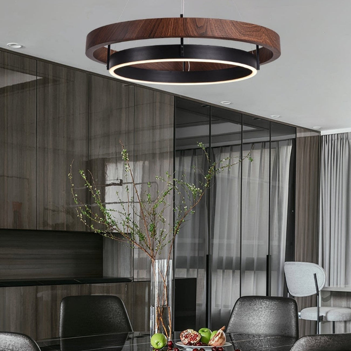 Tirinun Ring Wood Chandelier
