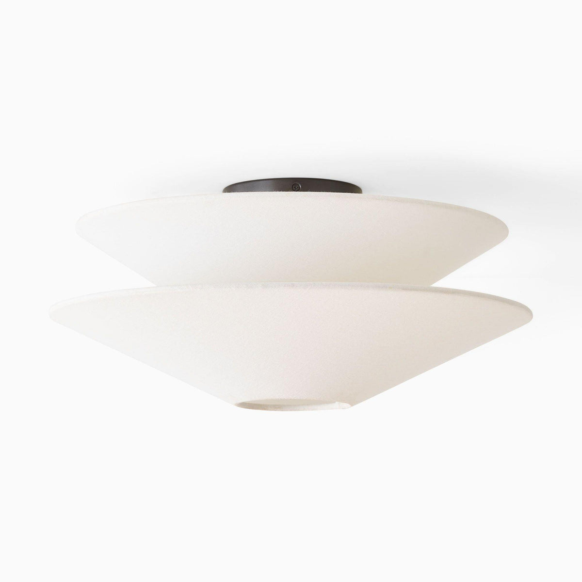 Rivesal Ceiling Light Double Cone Fabric