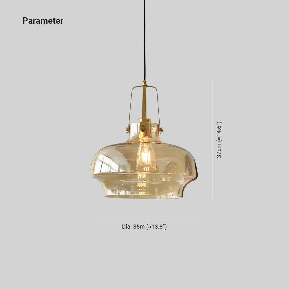 Lanoviko Pendant Light Glass Modern Unique Shaped