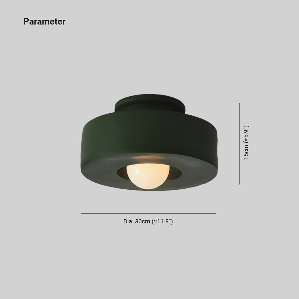 Honepoti Flush Mount Ceiling Light Nordic Macaron Bedroom