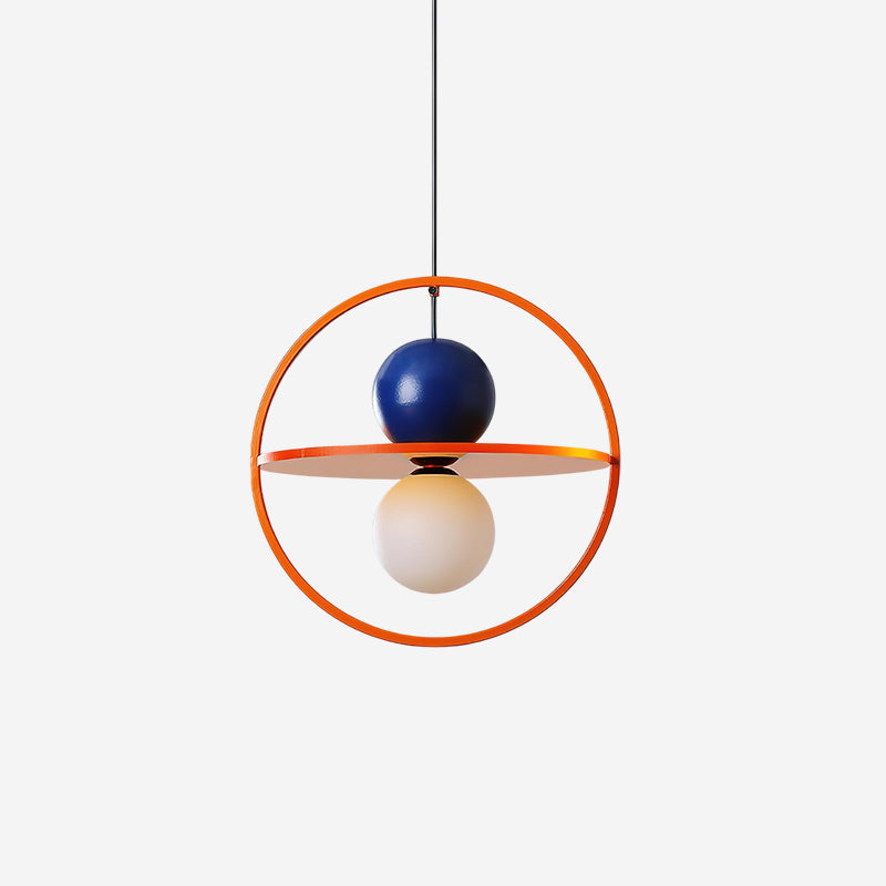 Halo Duo Sculptural Orb Pendant Lamp