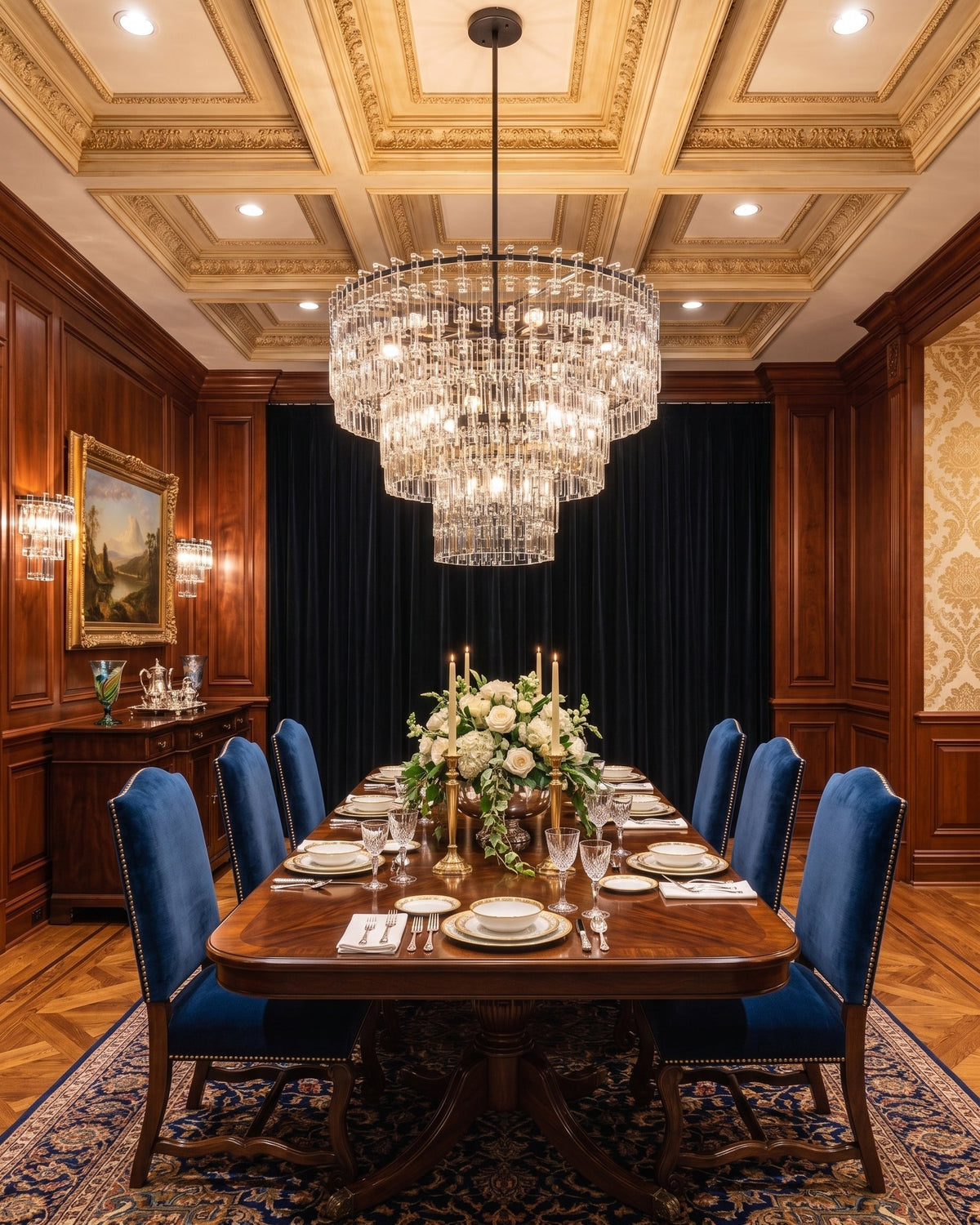 Elyelira Geometric Crystal Chandelier