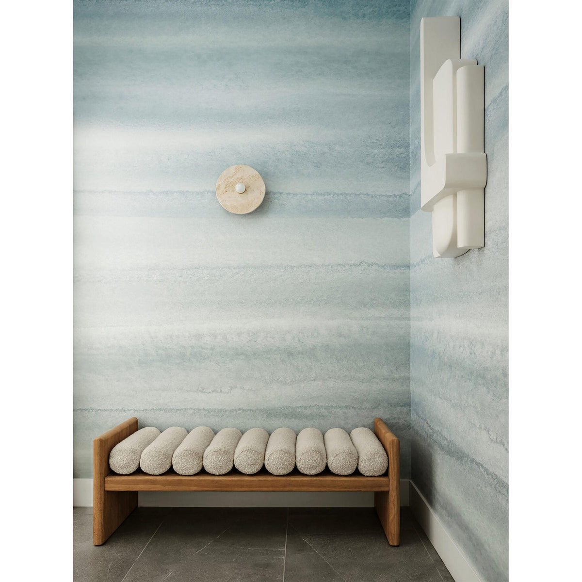 Valinella Travertine Wall Sconce