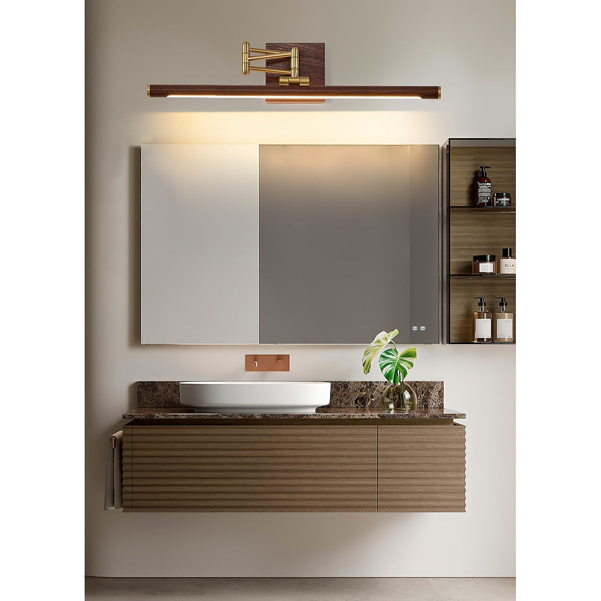 Hinkley Stokes Brass Wall Lamp