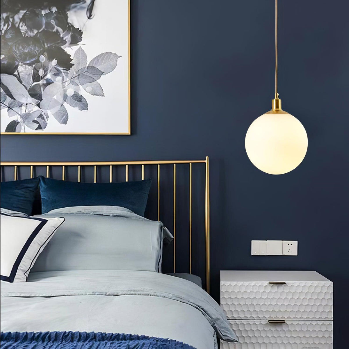 Orbita Minimalist Brass Pendant Light