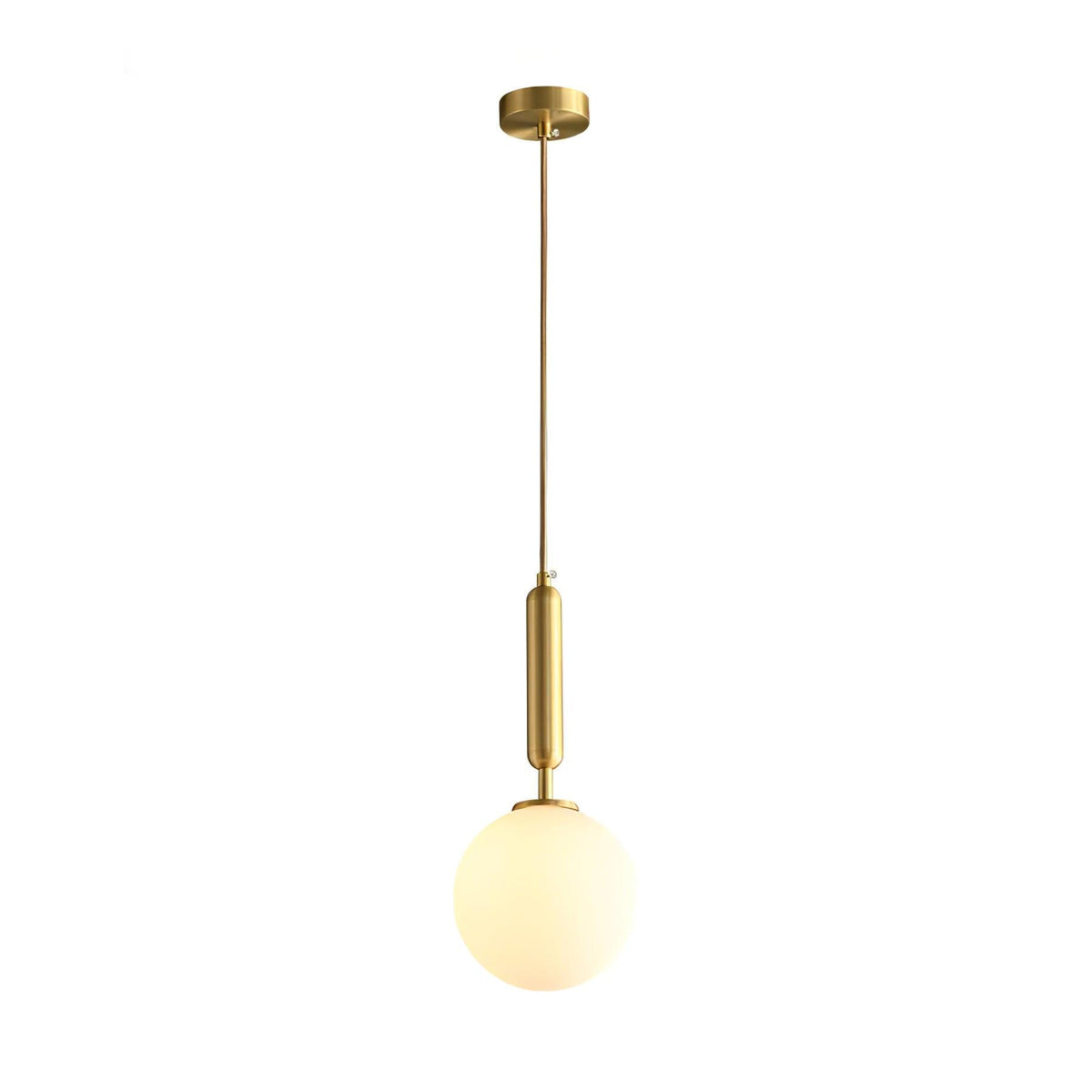Orbita Minimalist Brass Pendant Light