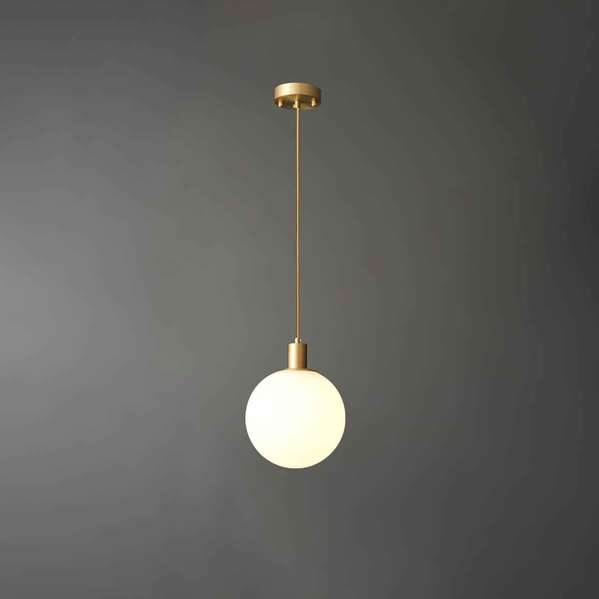Orbita Minimalist Brass Pendant Light