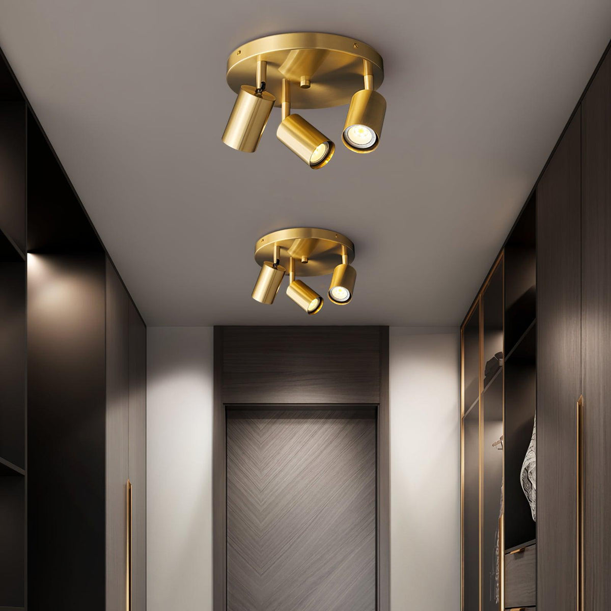 Quin Ceiling Lamp Cylinder Adjustable Contemporary