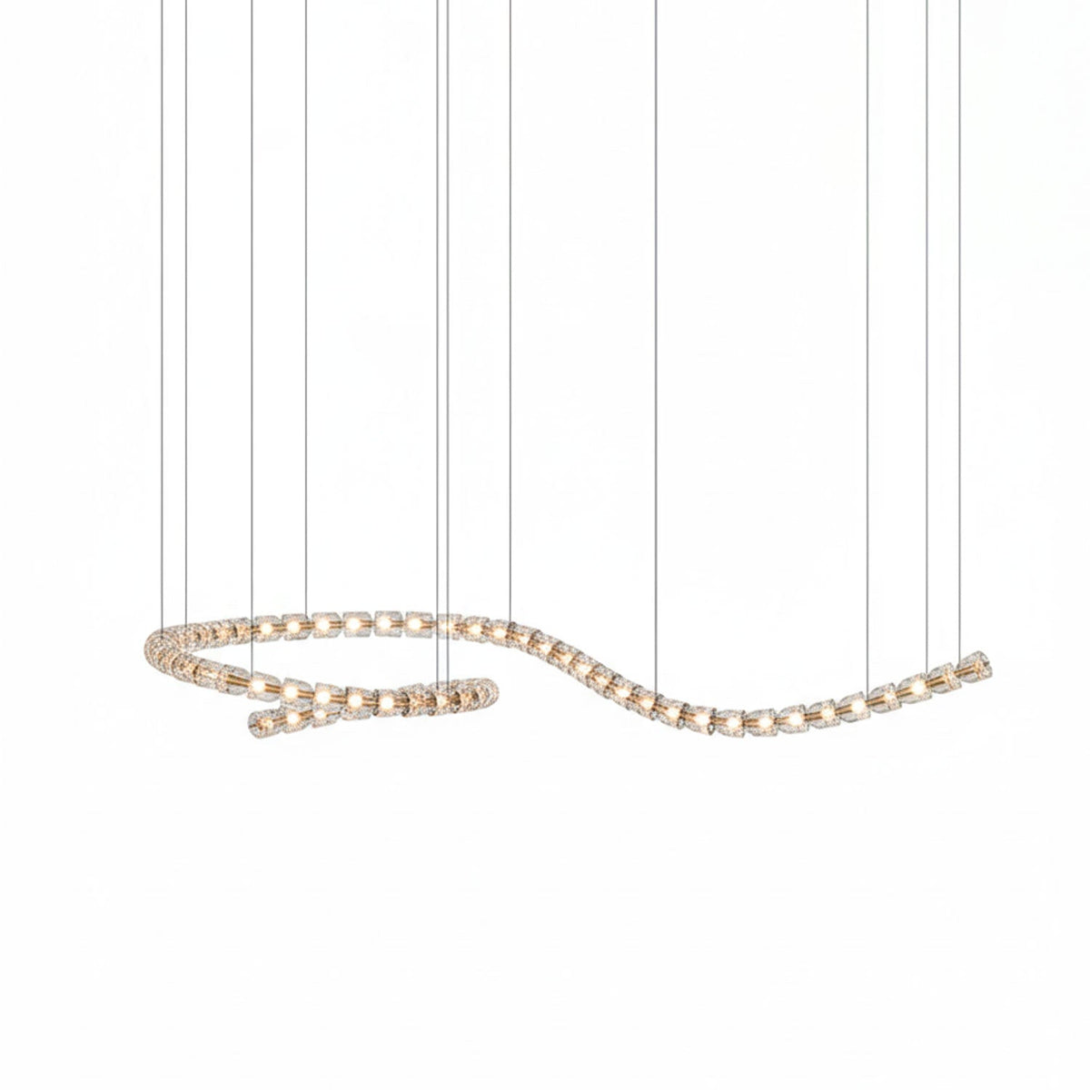 Nexus Gold Crystal Chandelier - 元字段测试