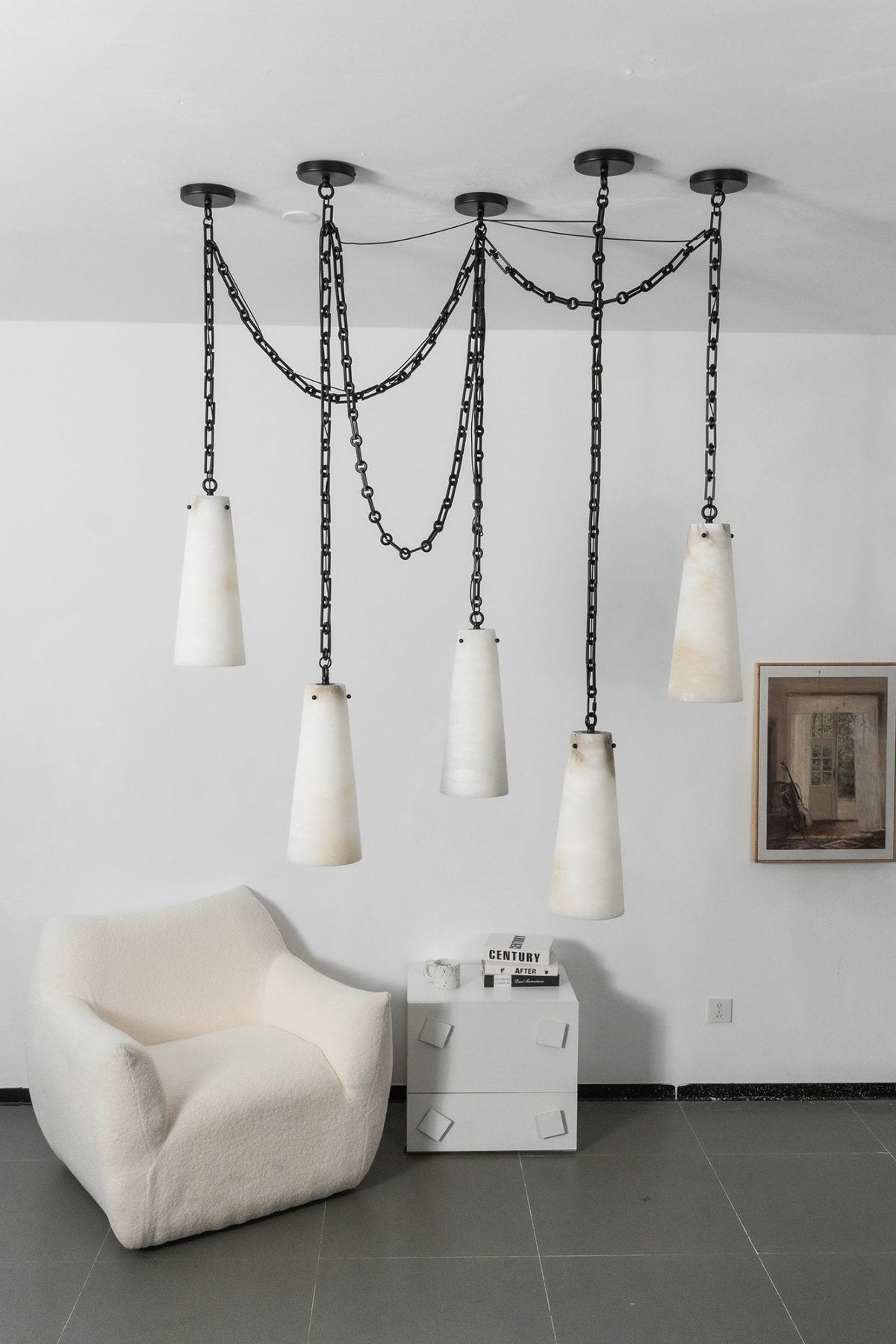 Teriisira Industrial Cascade Chain Chandelier
