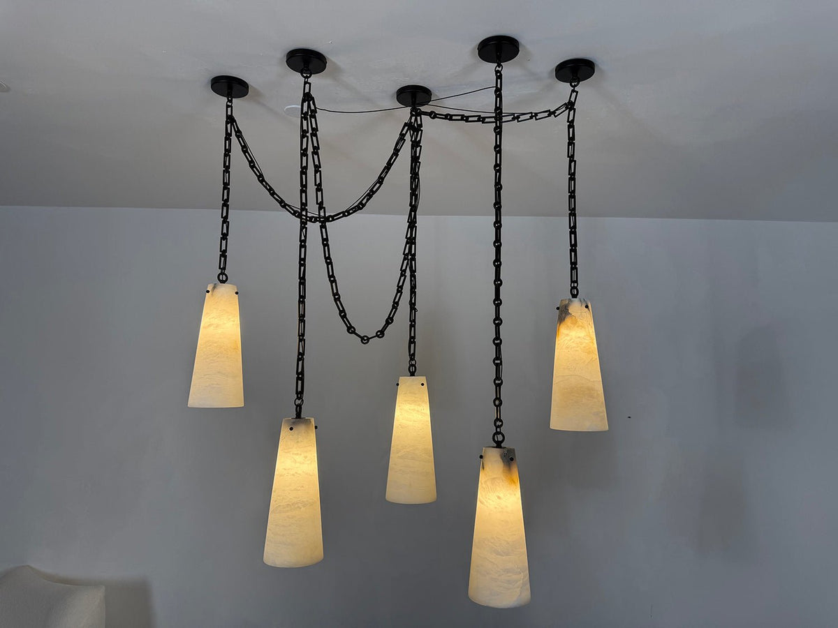 Teriisira Industrial Cascade Chain Chandelier