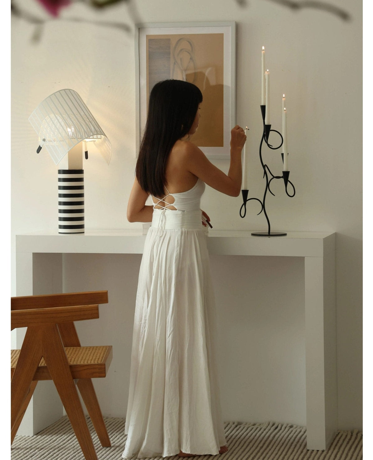 Orinoian Iron Vine Multi-Arm Candle Holder
