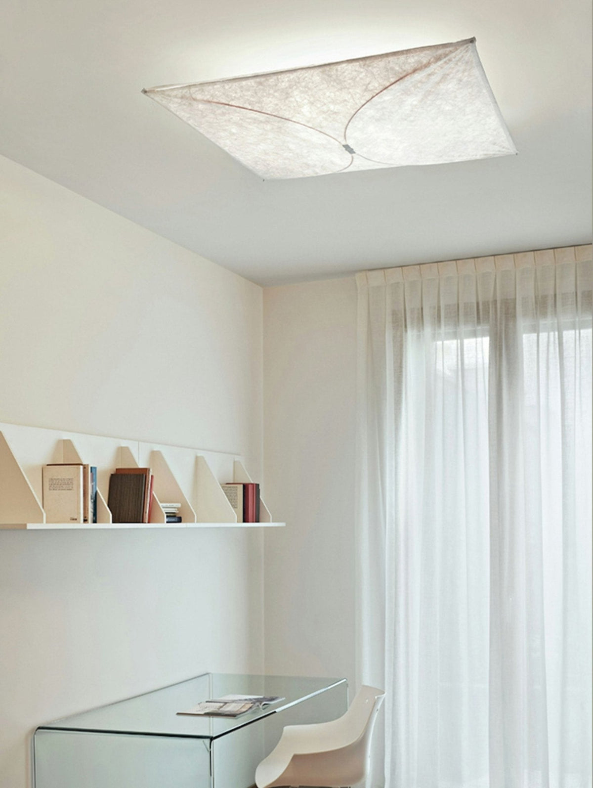 Luniaine Veil Kite Shaped Paper Wall Lamp