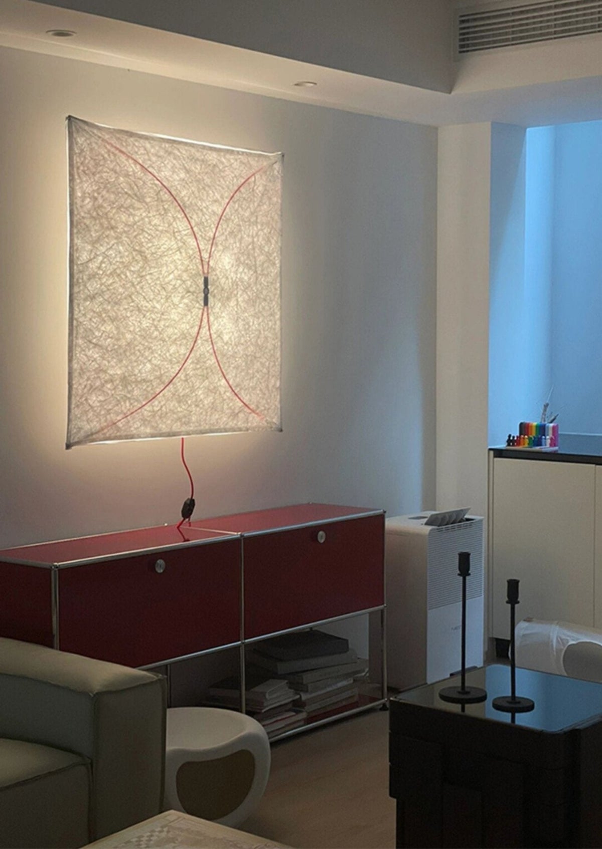 Luniaine Veil Kite Shaped Paper Wall Lamp
