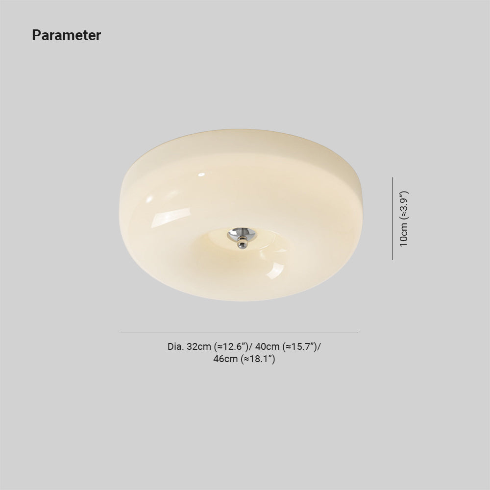 Varosin Ceiling Light Cream Glass