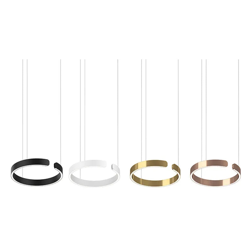 Soriel Pendant Light Luxury Minimalist LED Ring-Relic Pieces