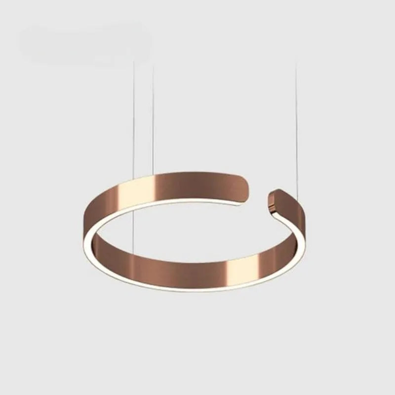 Soriel Pendant Light Luxury Minimalist LED Ring-Relic Pieces