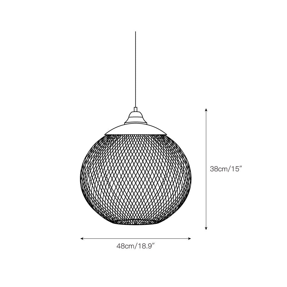 Aursorir Mesh Pendant Lamp-Relic Pieces