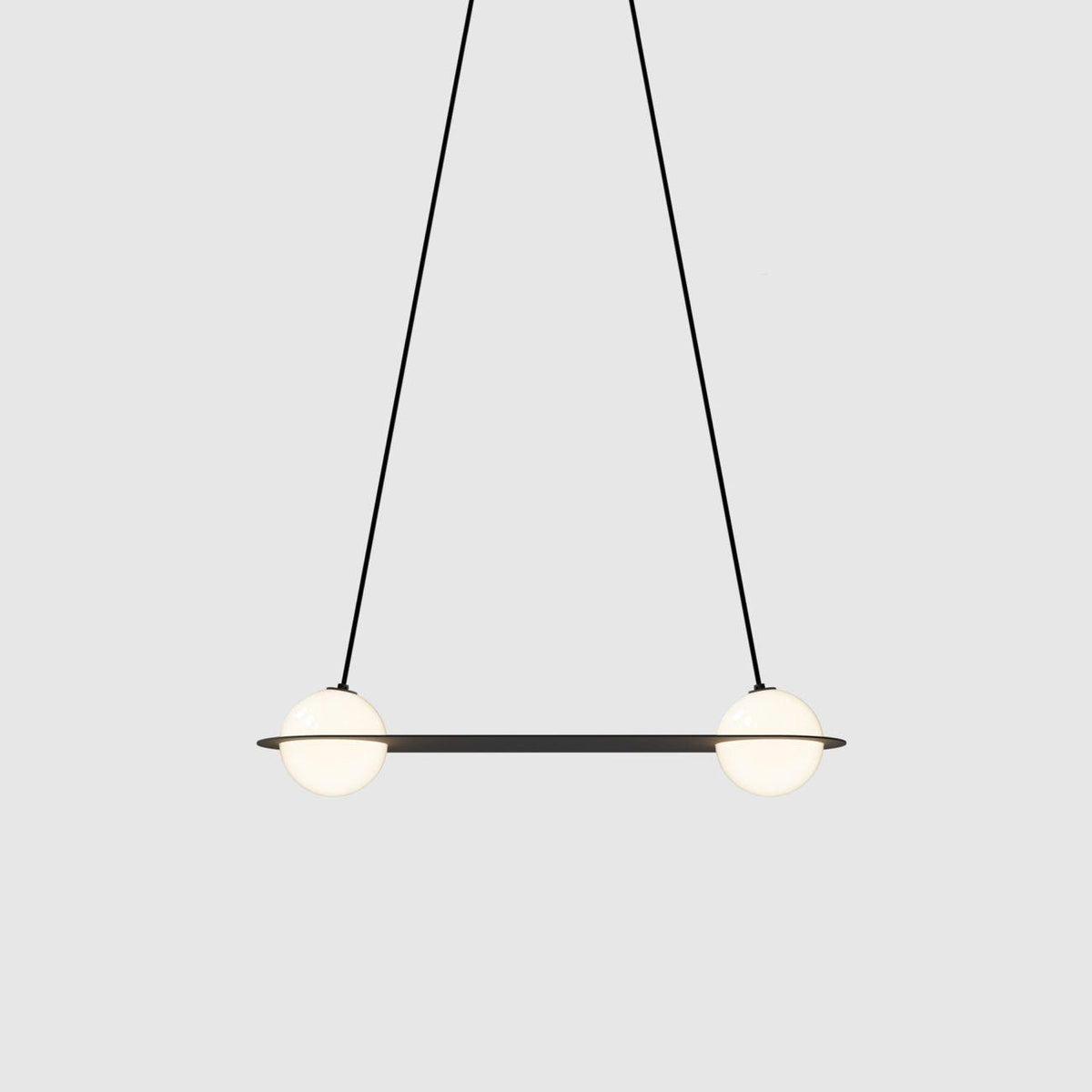 Jedokun Black Glass Pendant Lamp