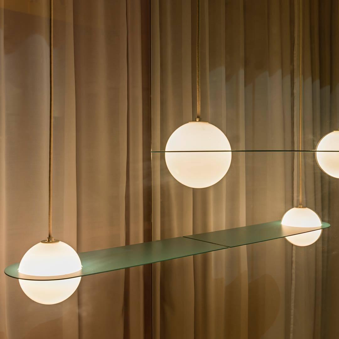Jedokun Black Glass Pendant Lamp