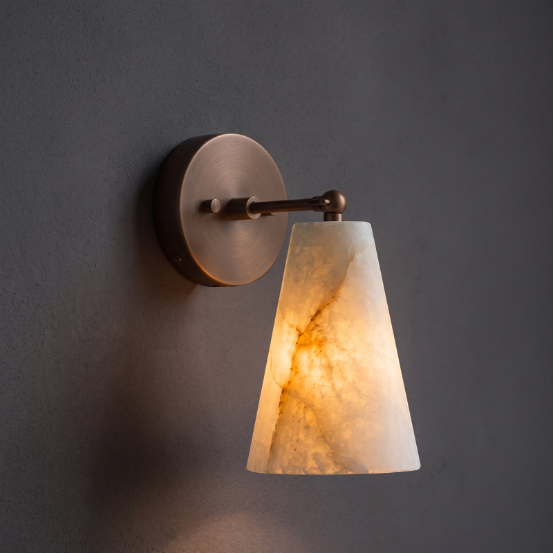 Castercombe Alabaster Wall Sconce
