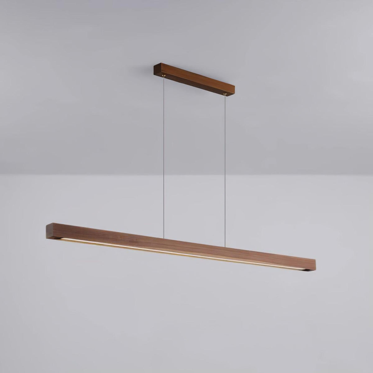 Aro Linear Wooden Pendant Light