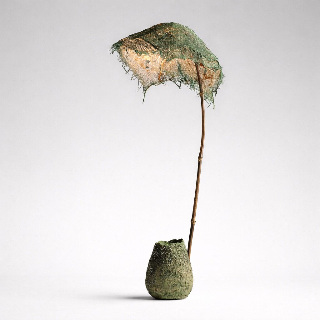 Verdelia Linen Canopy Floor Lamp
