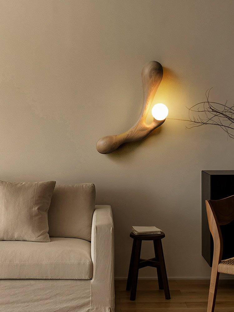 Auralith Drift Wood Wall Lamp