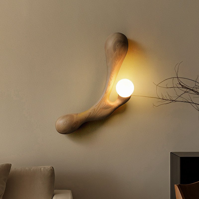 Auralith Drift Wood Wall Lamp