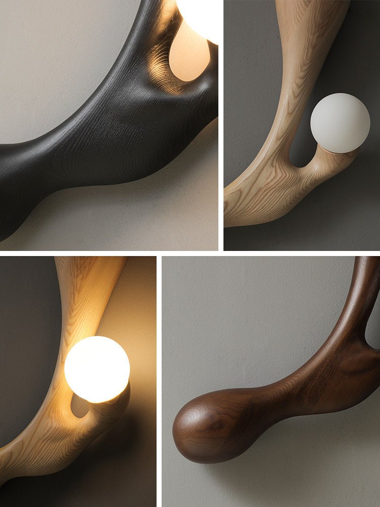 Auralith Drift Wood Wall Lamp