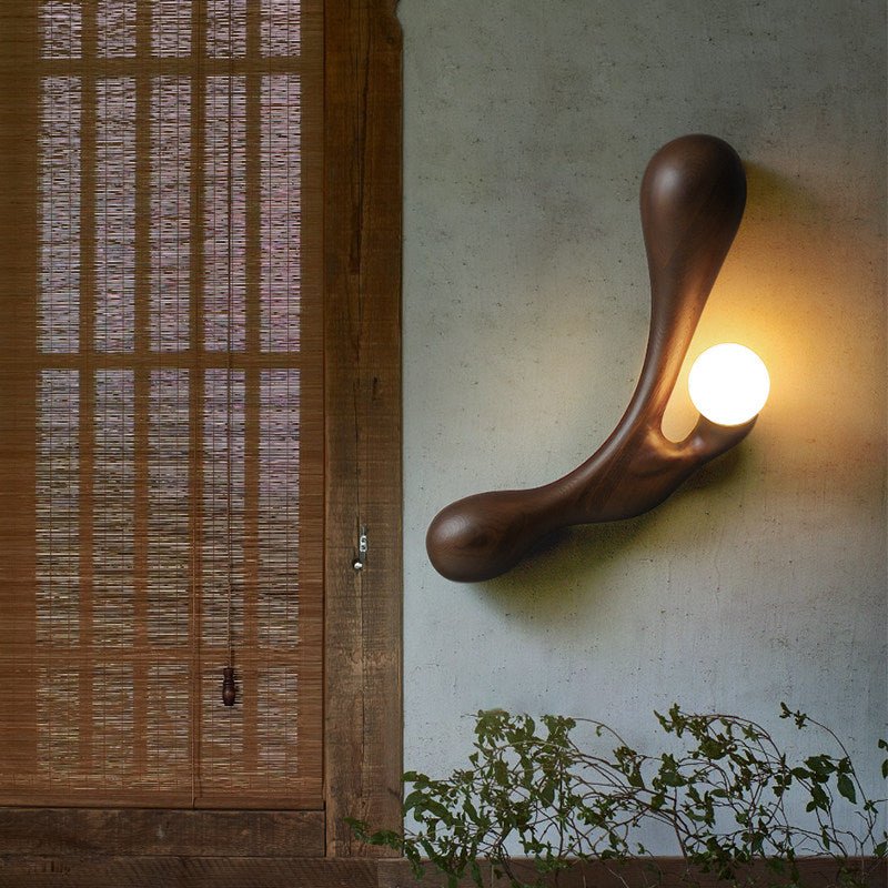 Auralith Drift Wood Wall Lamp