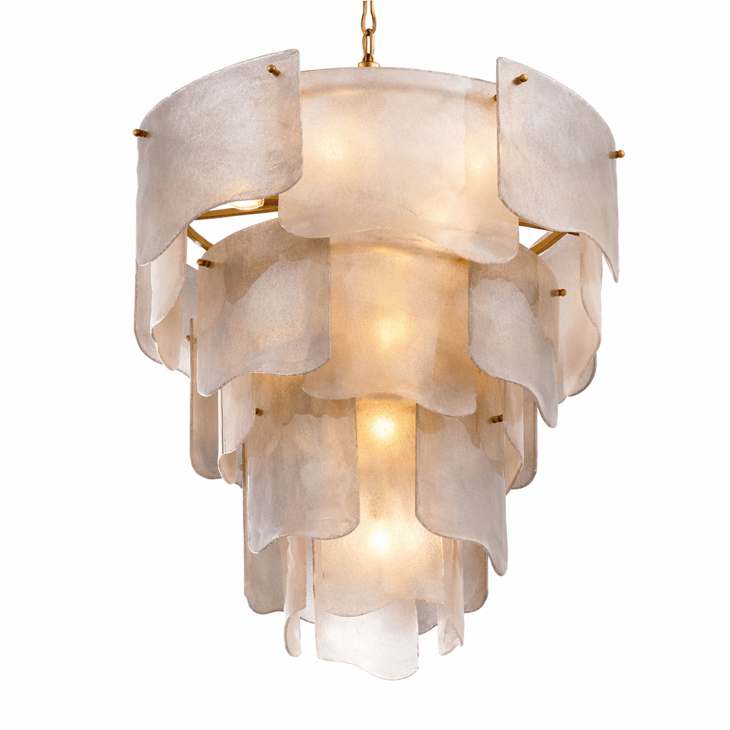 Isolde Lumen Glass Chandelier