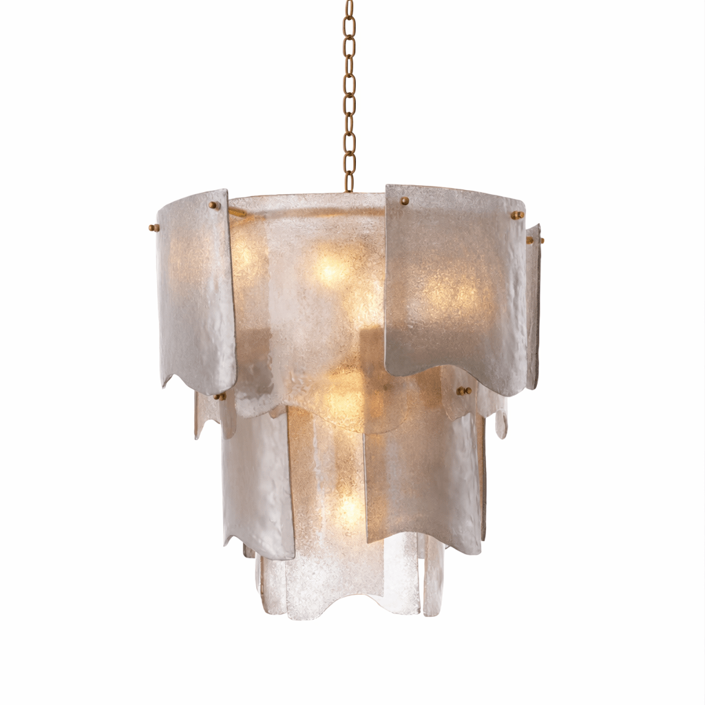 Isolde Lumen Glass Chandelier